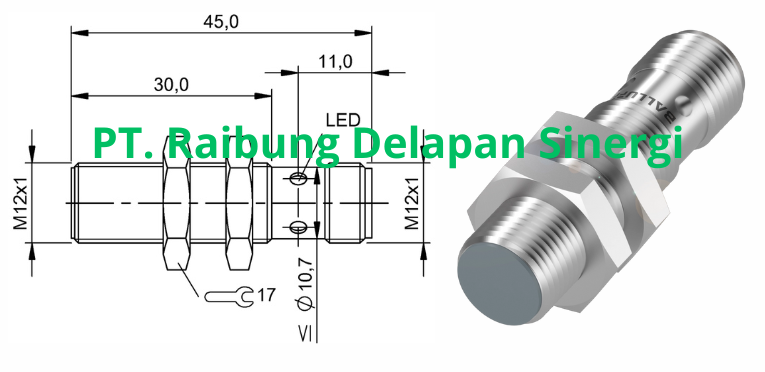 Balluff Sensor M12EE-PSC40B-S04G