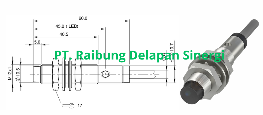 Balluff Inductive Sensor BES 515-356-B0-C-03 Balluff Inductive Sensor BES 515-356-B0-C-03