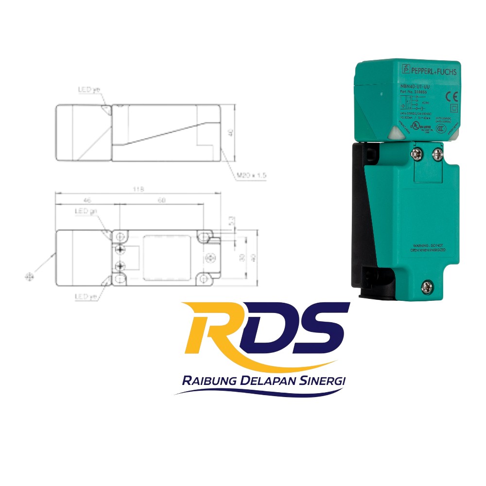Pepperl Fuchs NBN40-U1-UU