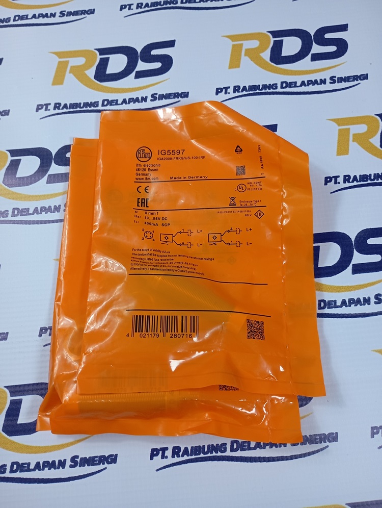 IG5597 IGA2008-FRKG/US-100-IRF IFM Sensor