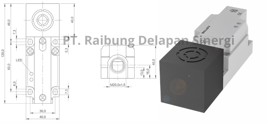 BES023Y BES 517-223-M5-E Balluff Inductive Sensor
