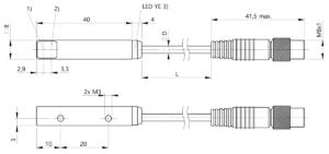 BOS01RZ Balluff Sensor Photoelectric BOS01RZ Balluff Sensor Photoelectric